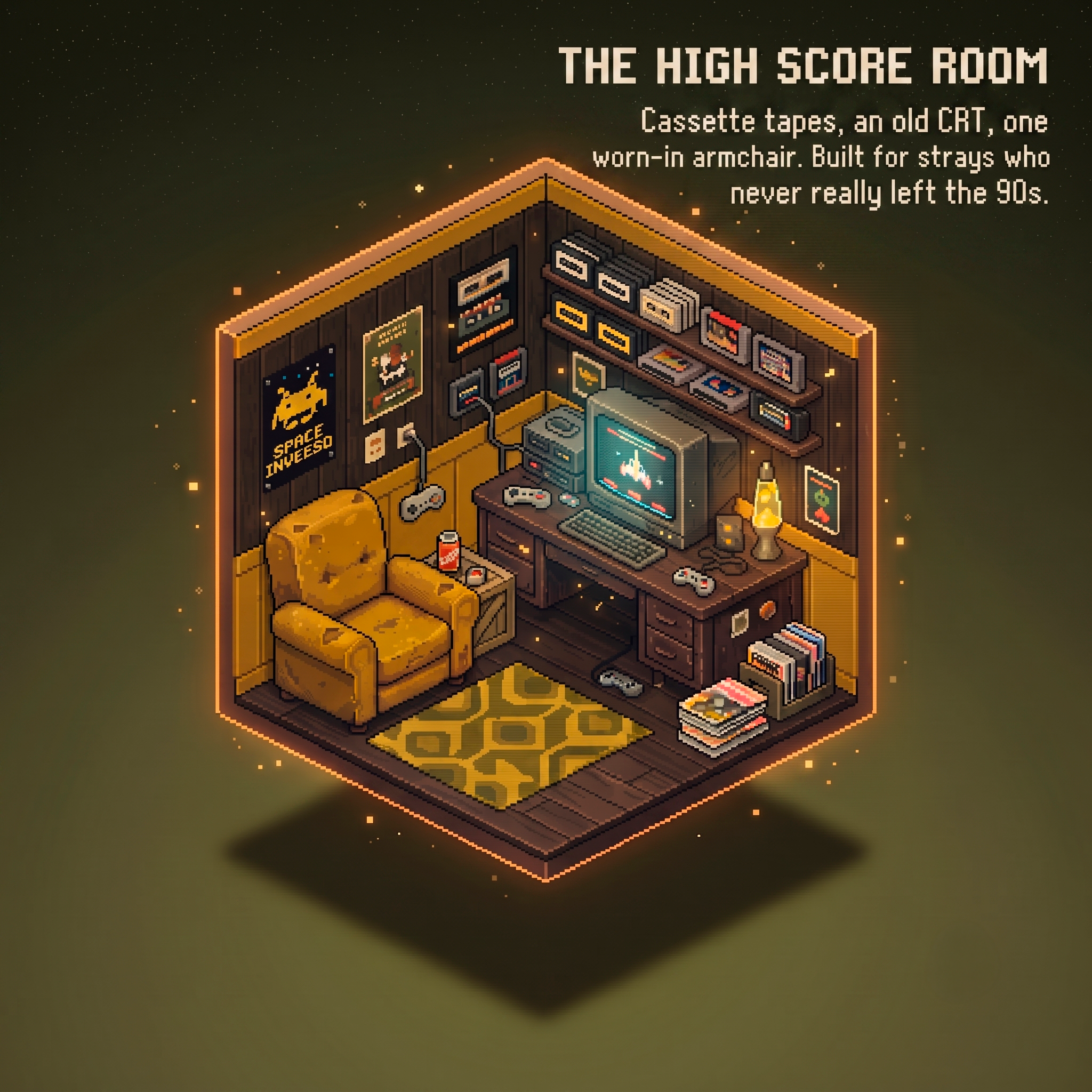 The High Score Room Pixel Room