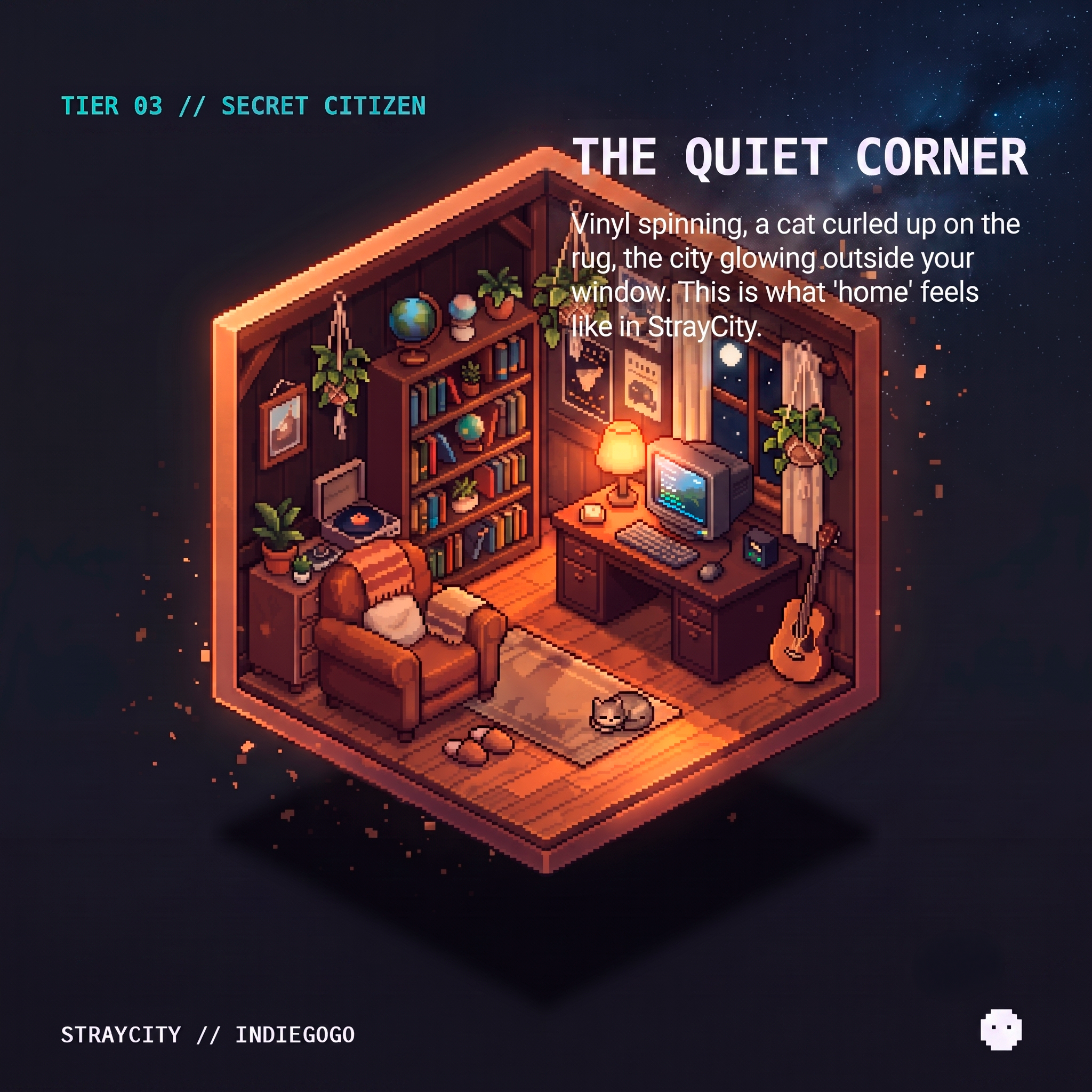 The Quiet Corner Pixel Room